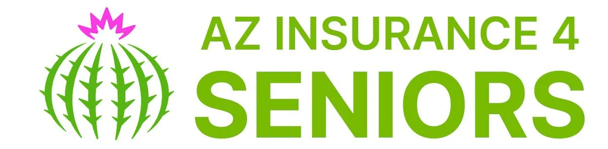 Golden hour meadow with wildflowers for AZ Insurance 4 Seniors logo context.